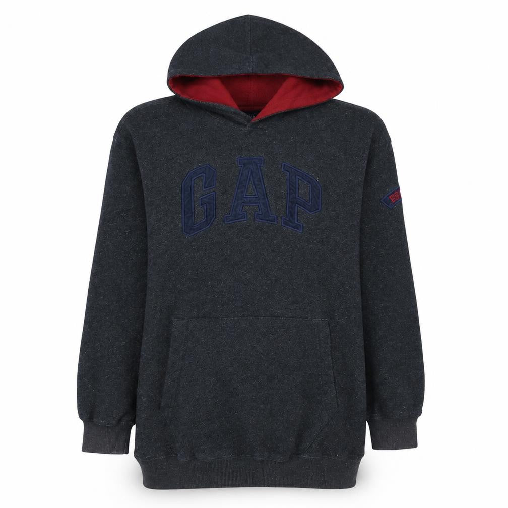 Gap Kids Dark Grey Pullover Hoodie Teens Size 14-16 Logo Design