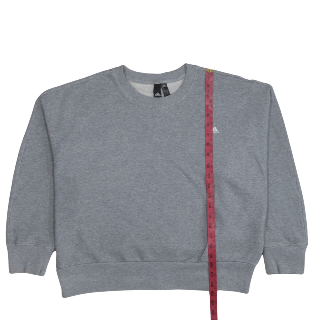 Adidas Women’s Grey XL Crew Neck Pullover Sweatshirt Classic Logo