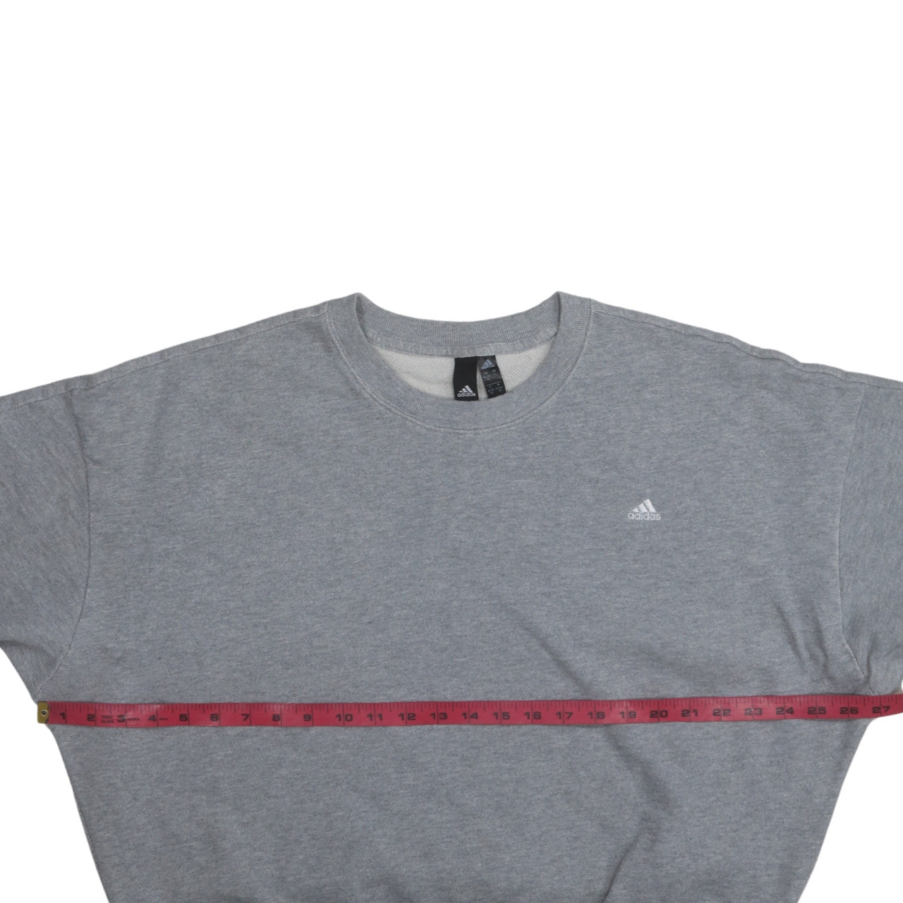 Adidas Women’s Grey XL Crew Neck Pullover Sweatshirt Classic Logo