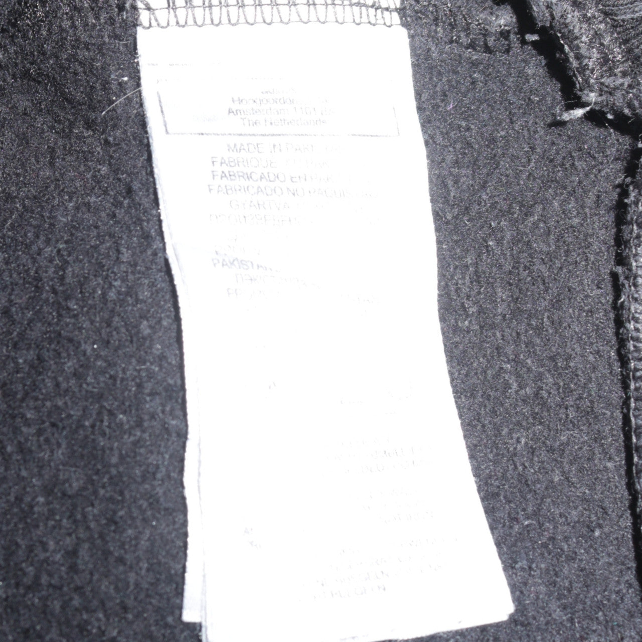 adidas Men's Black Pullover Hoodie Small Graphic Fleece