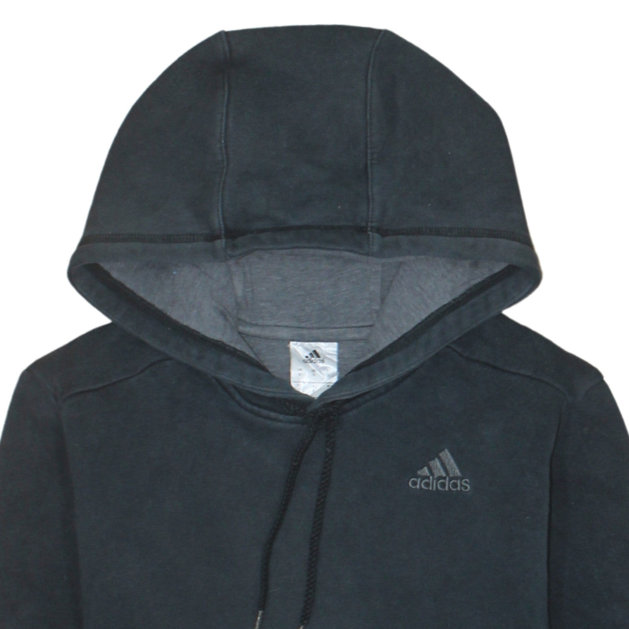 adidas Men's Black Pullover Hoodie Small Regular Fit Fleece