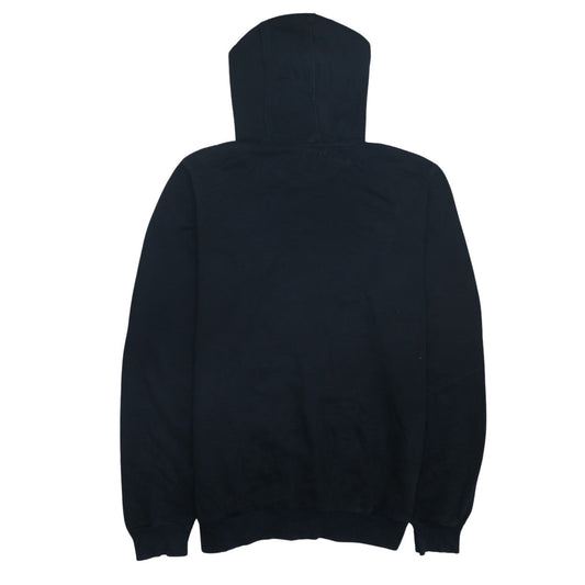 Adidas Men's Black Pullover Hoodie M Logo Graphic Fleece Sweatshirt