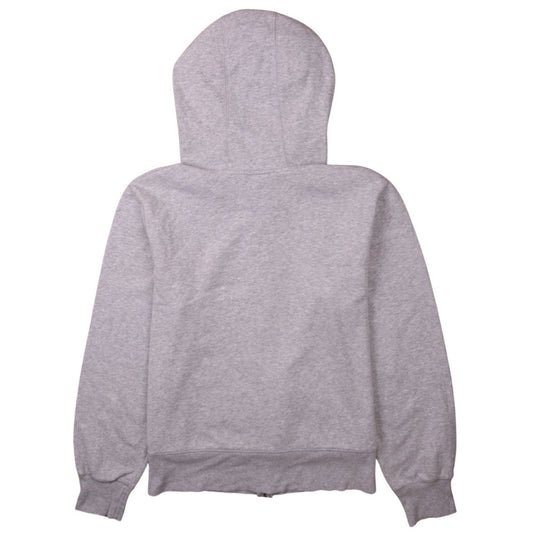 Champion Women’s Grey Full Zip Hoodie Size L Cotton Blend