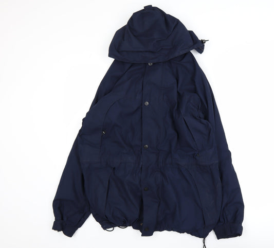 Regatta Men's Blue Waterproof Parka Jacket M Hooded Windproof