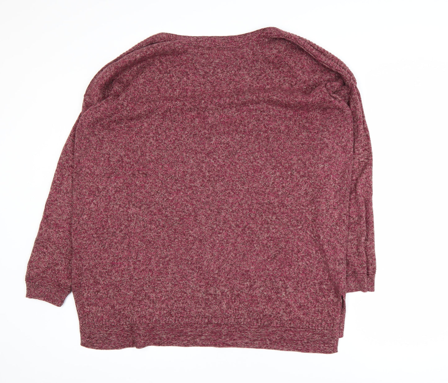 Old Navy Women's Red Knit Long Sleeve Pullover Jumper XL