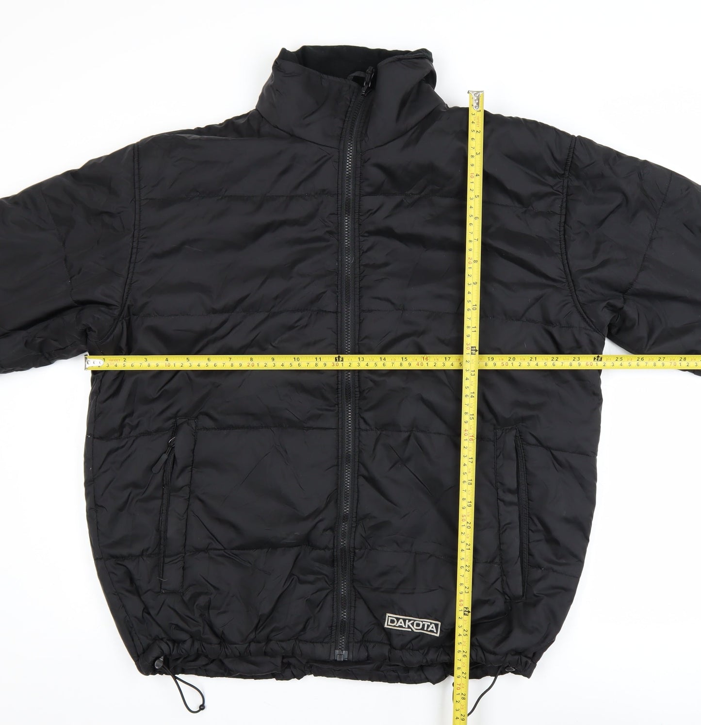 Dakota Men’s Black XL Puffer Jacket Nylon Winter Outdoor Full Zip