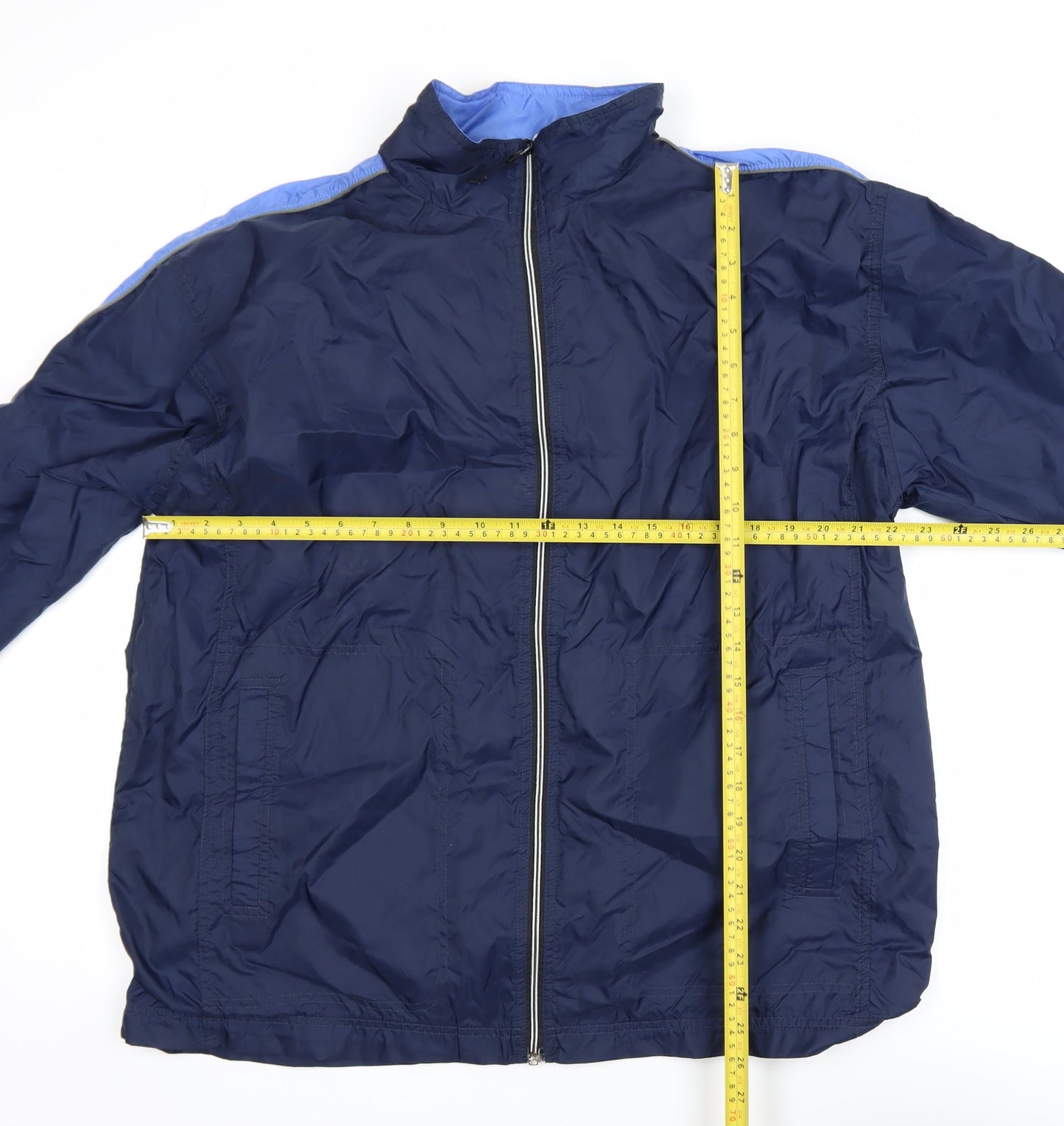 Sideout Men's Blue M Windbreaker Lightweight Full Zip Jacket