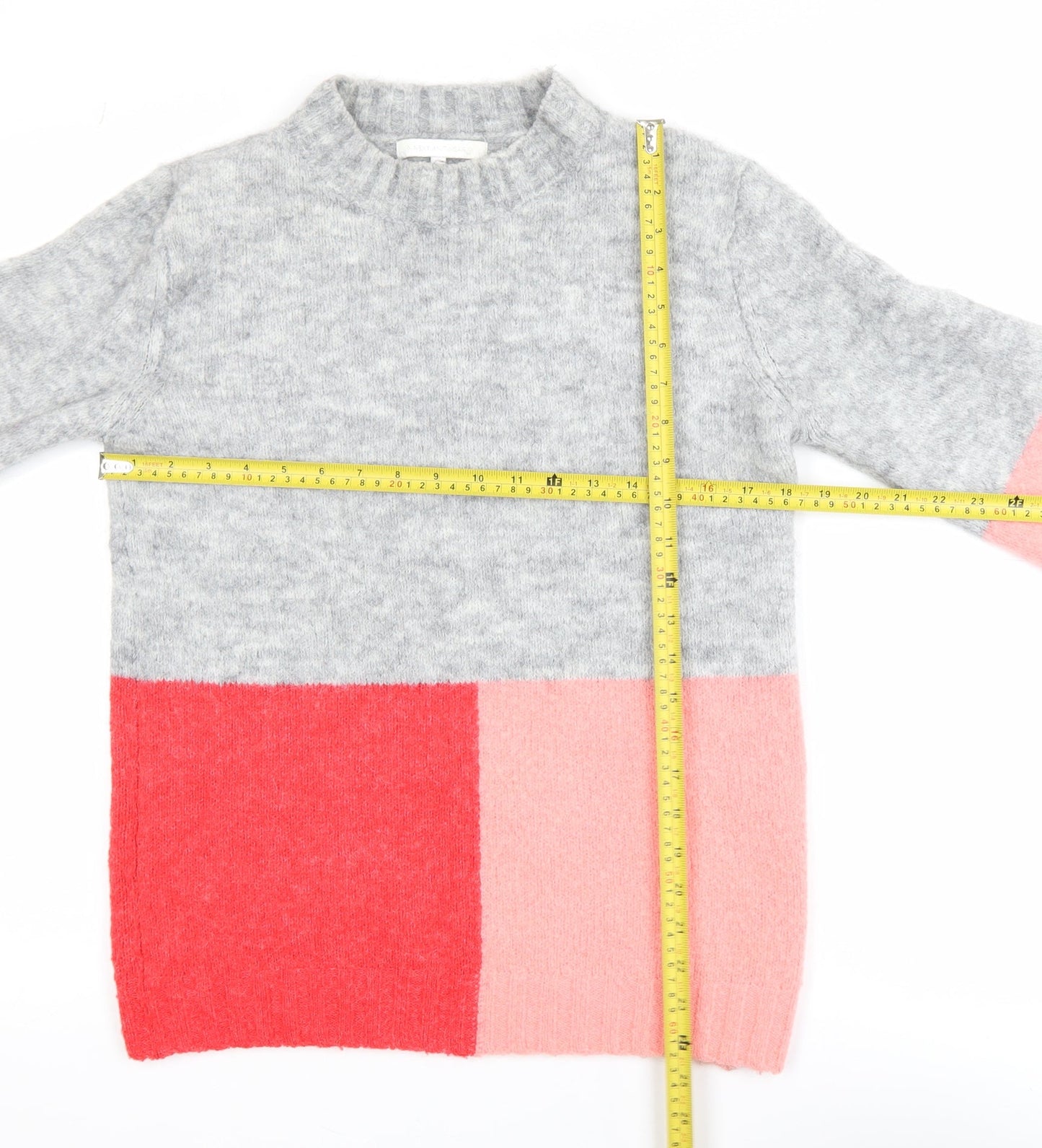 Next Womens Multicoloured Chunky Knit Pullover Jumper XS