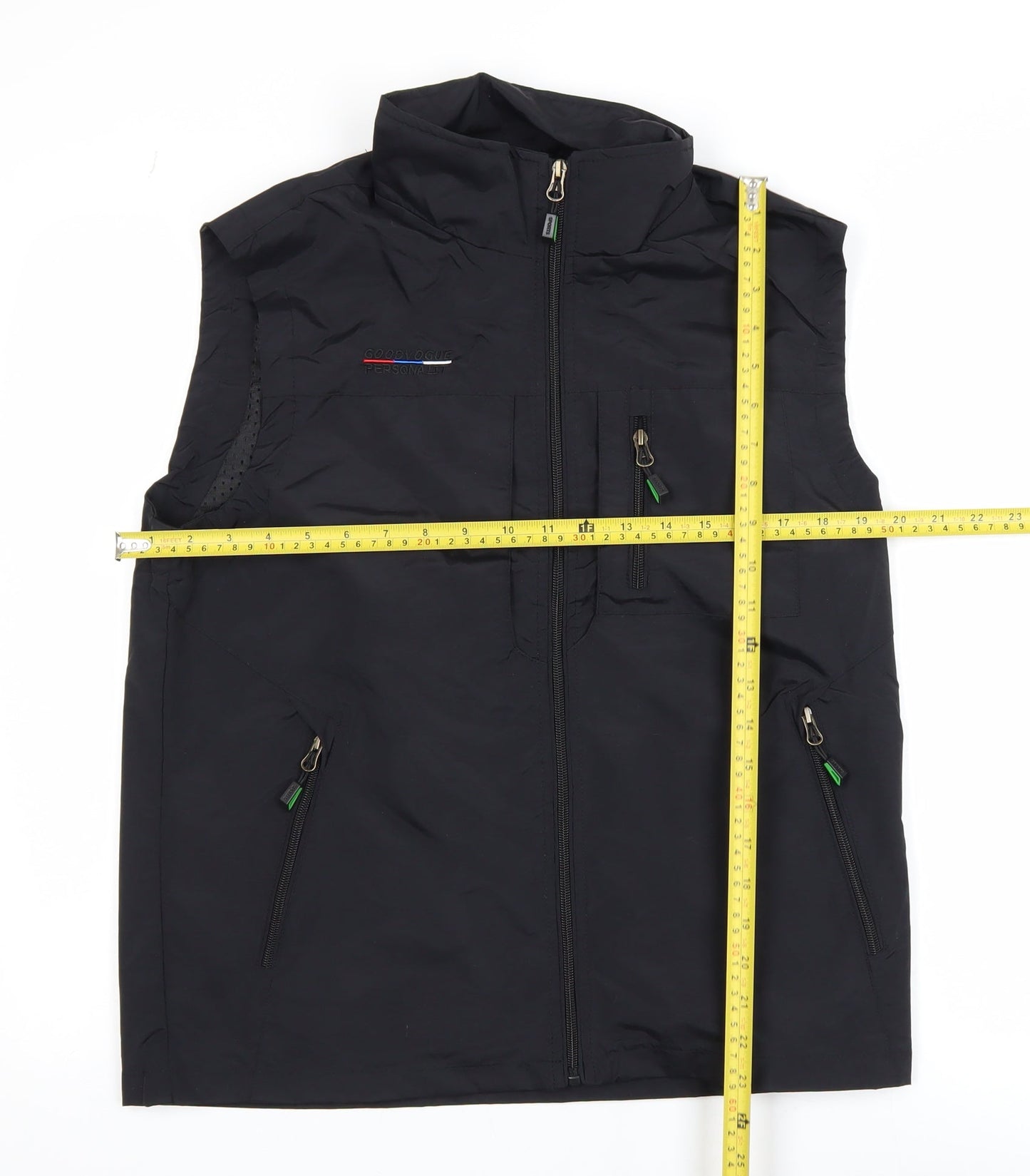 Goodluck Men's Black Softshell Bodywarmer Waistcoat L Regular Fit