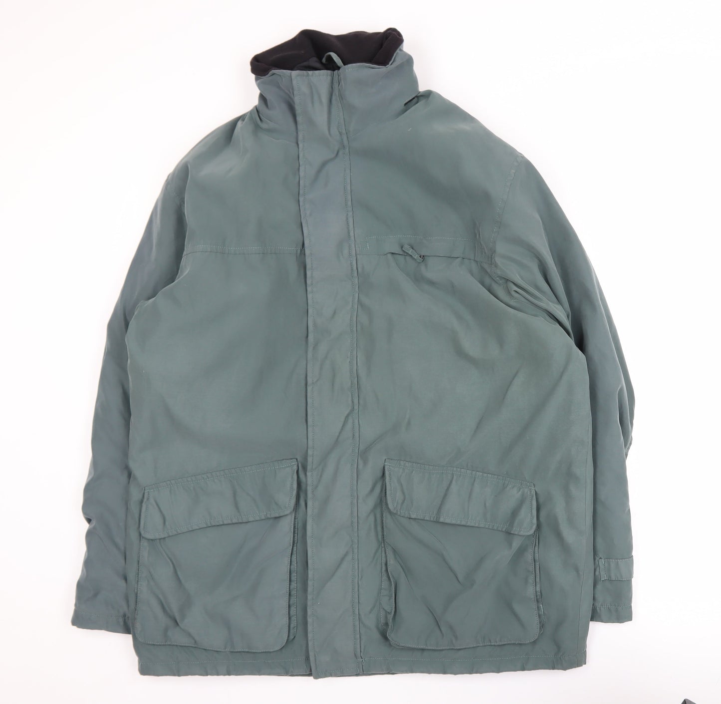Marks and Spencer Men's Green Water Resistant Parka Jacket Size M