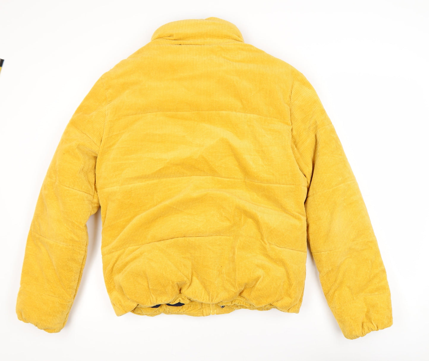 Native Youth Men's Yellow Corduroy Puffer Jacket XS