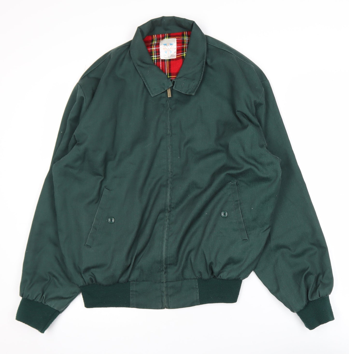Walker and Hawkes Men's Green Bomber Jacket M Classic Lined