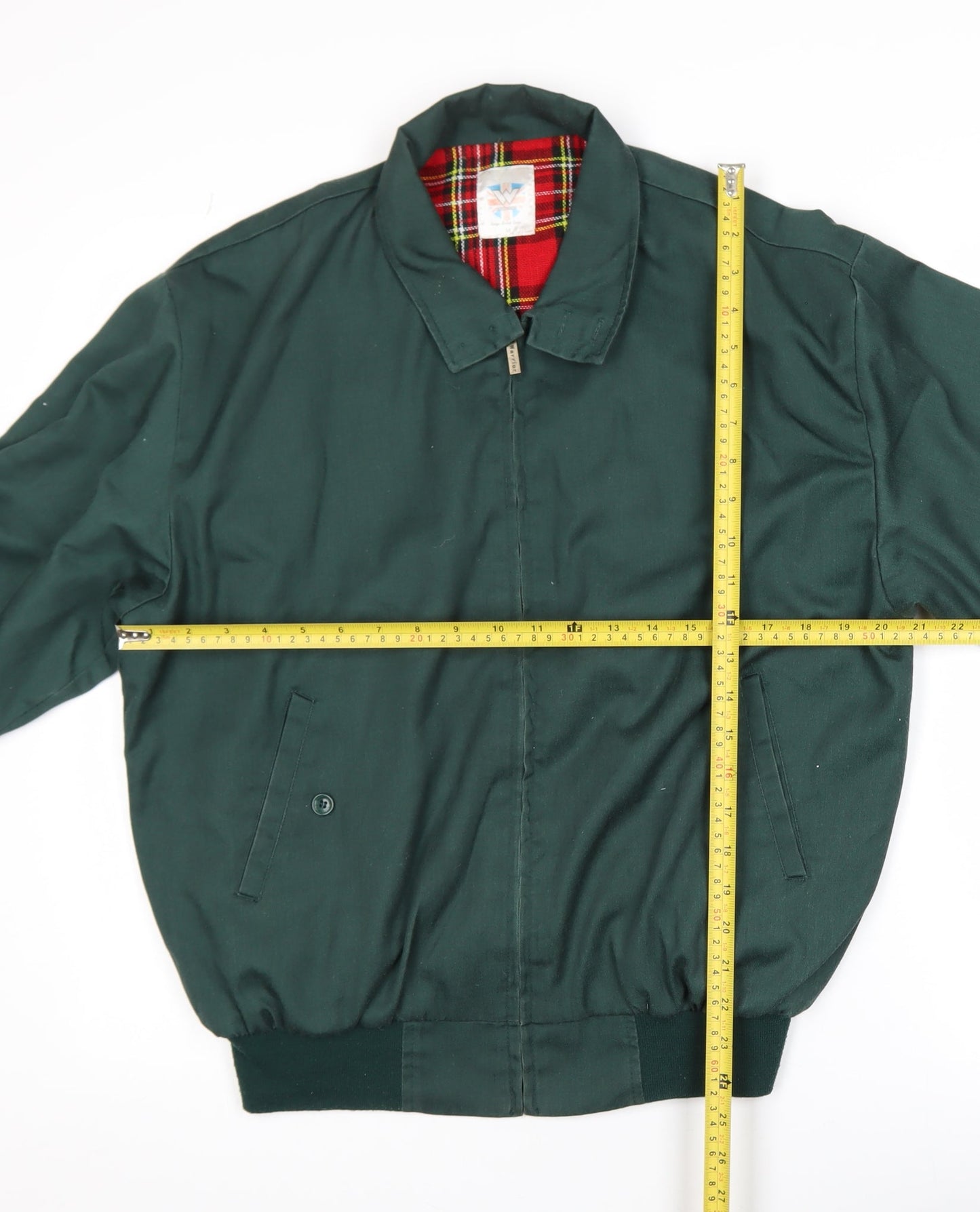 Walker and Hawkes Men's Green Bomber Jacket M Classic Lined