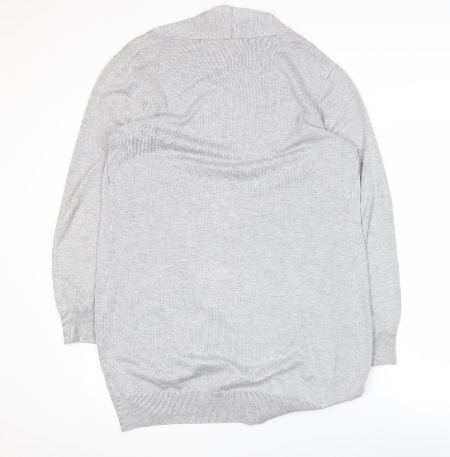 Grace Karin Women's Grey Long Sleeve Open Cardigan Size M