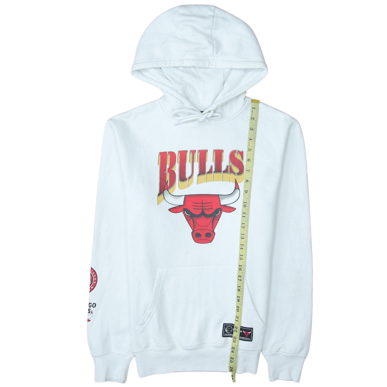 Primark NBA Chicago Bulls Men's White Pullover Hoodie XS