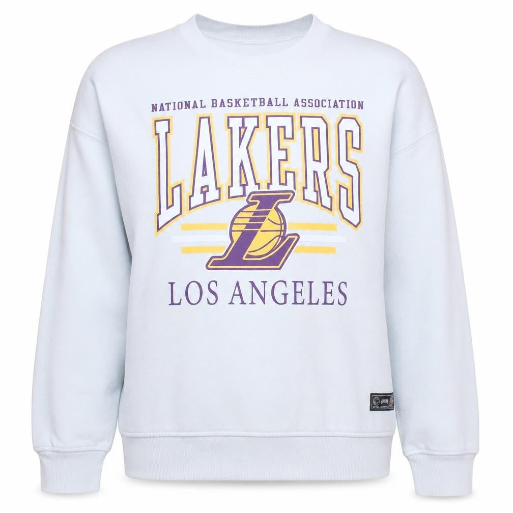 Primark Women White Los Angeles Lakers NBA Sweatshirt 2XS