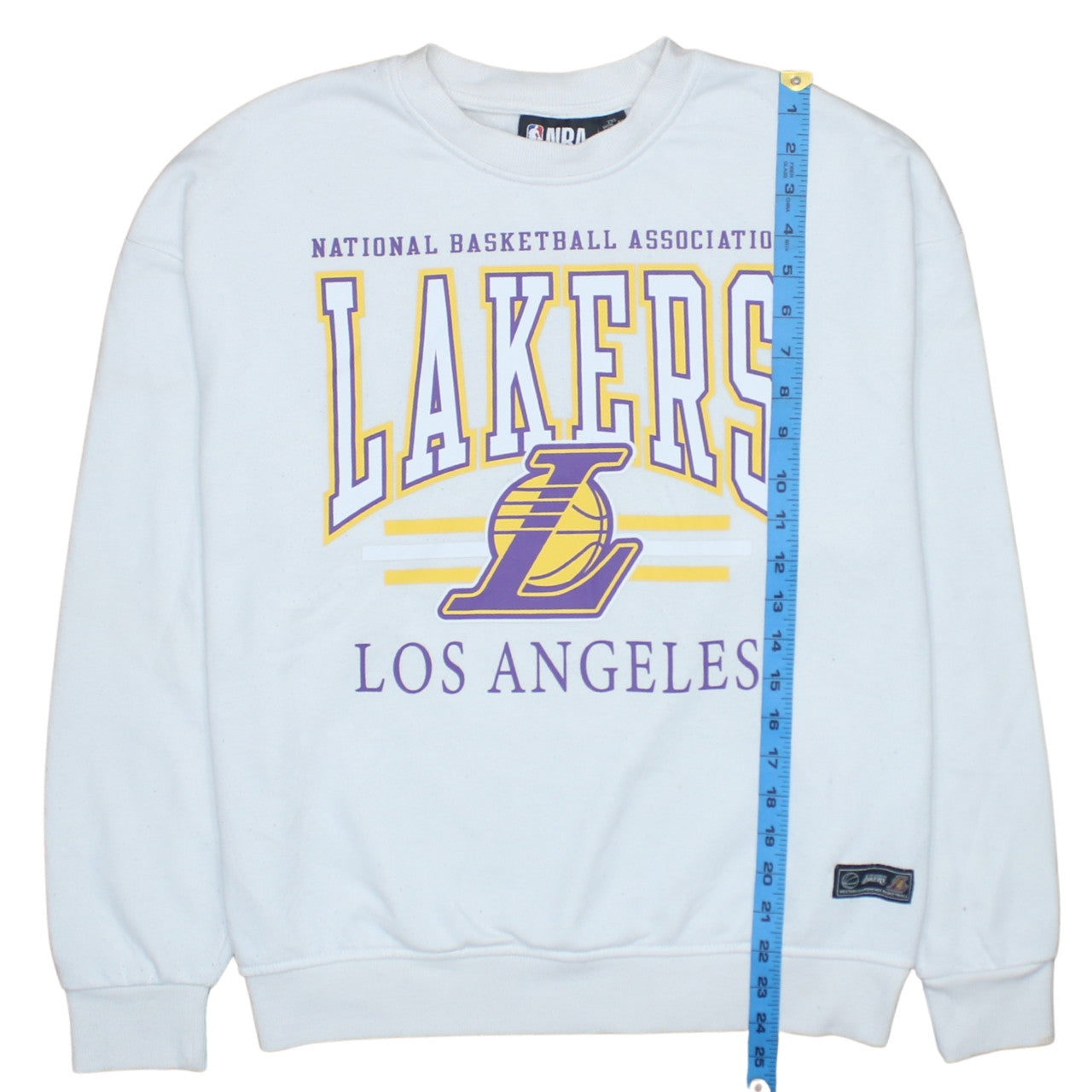 Primark Women White Los Angeles Lakers NBA Sweatshirt 2XS