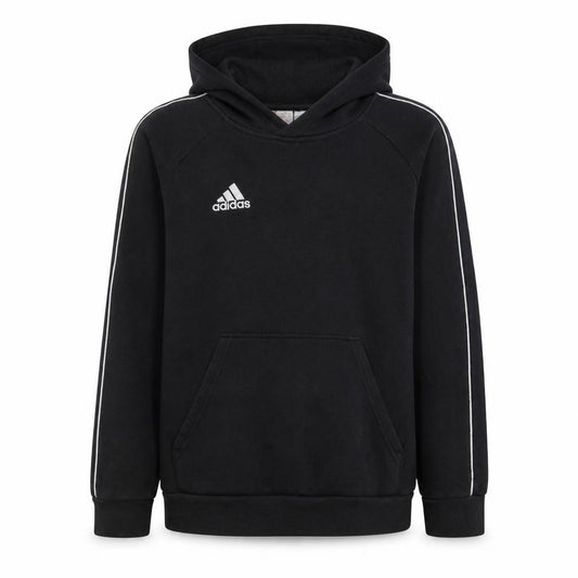Adidas Boys Black Hoodie 13-14 Years Pullover Sportswear Sweatshirt