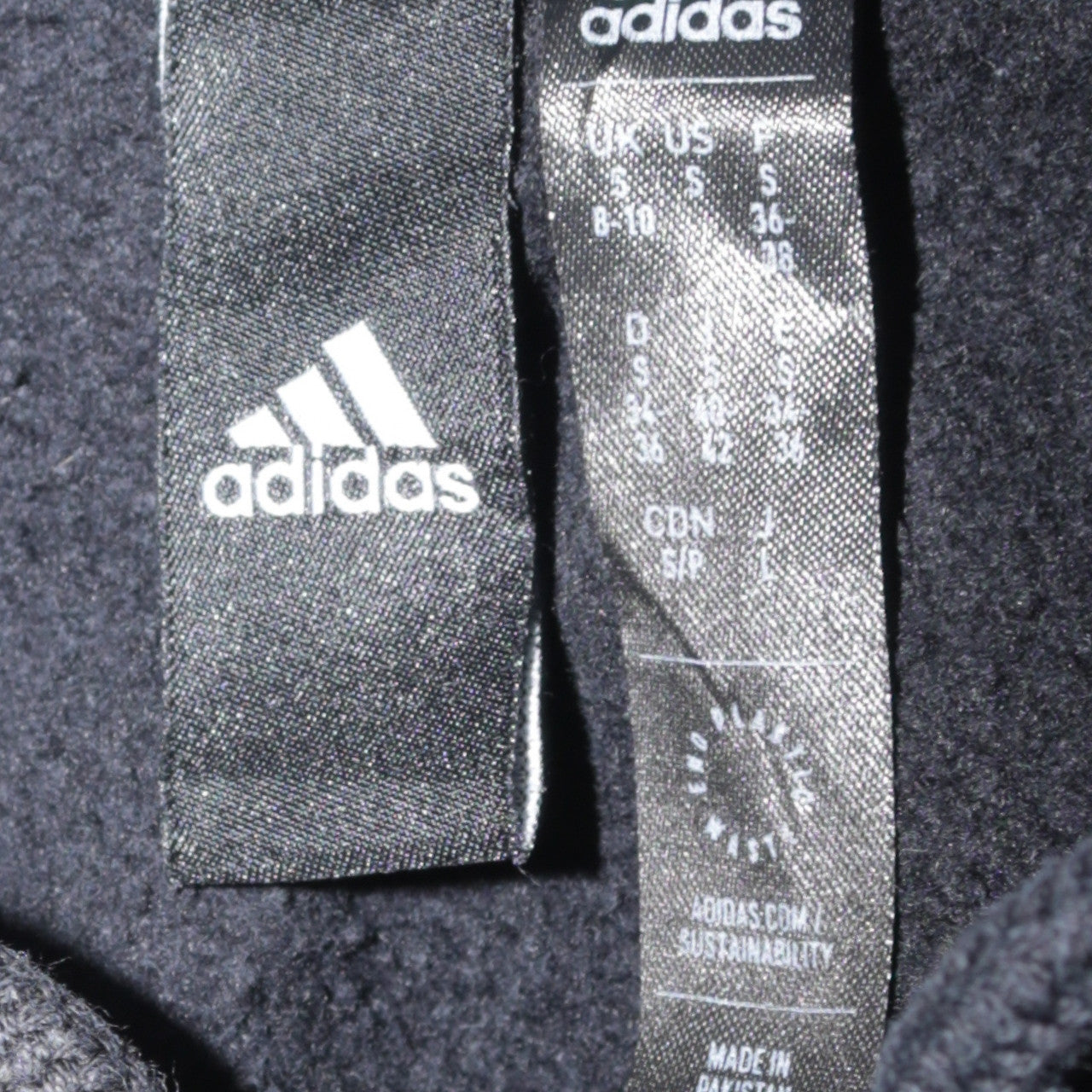Adidas Womens Black Pullover Hoodie Size S - Casual Hooded Sweatshirt