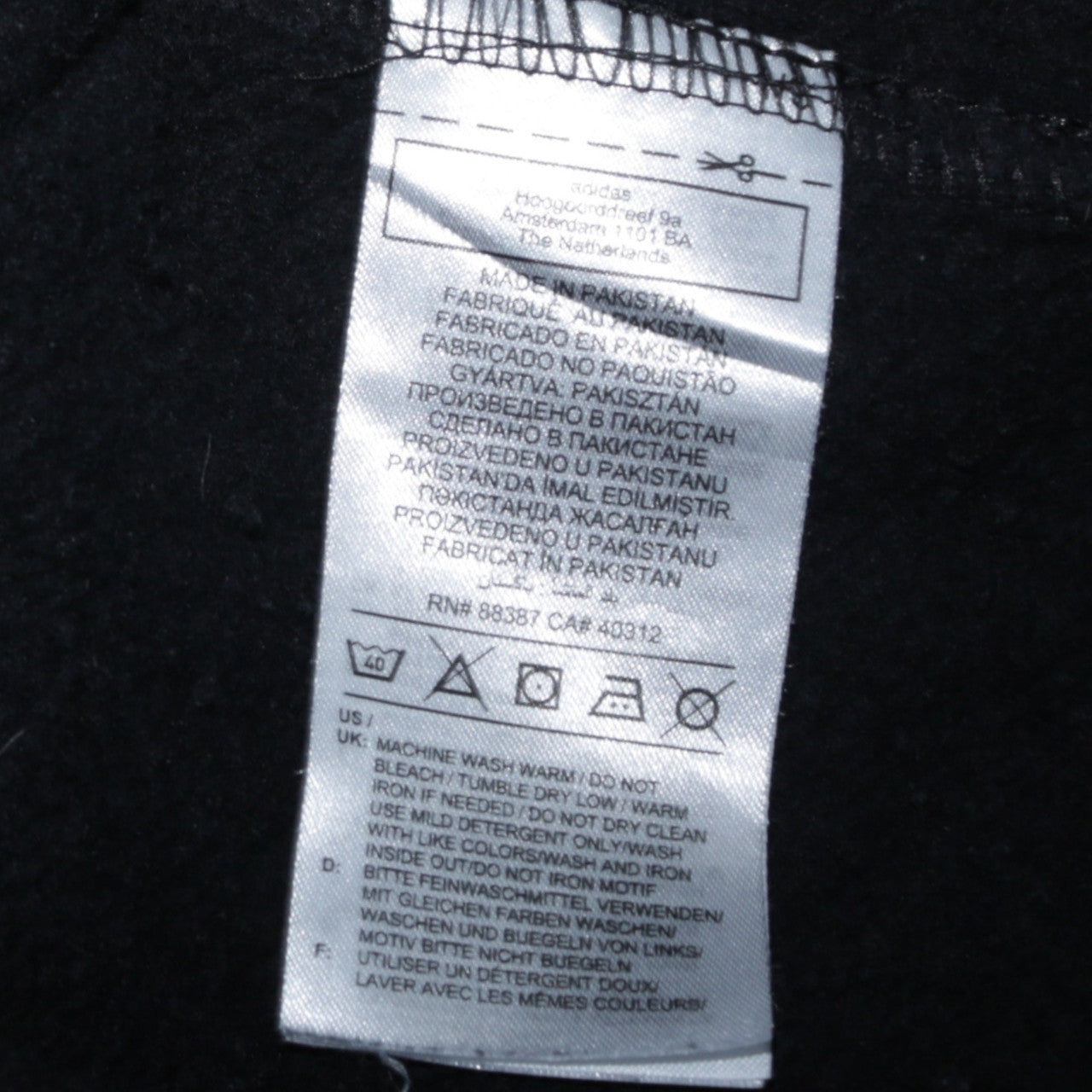 Adidas Womens Black Pullover Hoodie Size S - Casual Hooded Sweatshirt