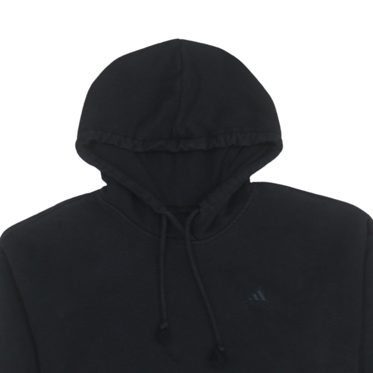 Adidas Womens Black Pullover Hoodie Size S - Casual Hooded Sweatshirt