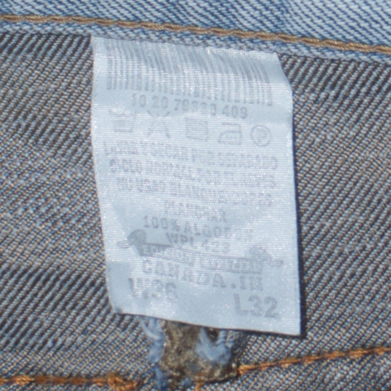 Levi's 501 Men's Blue Light Wash Distressed Straight Denim Jeans 36W 32L
