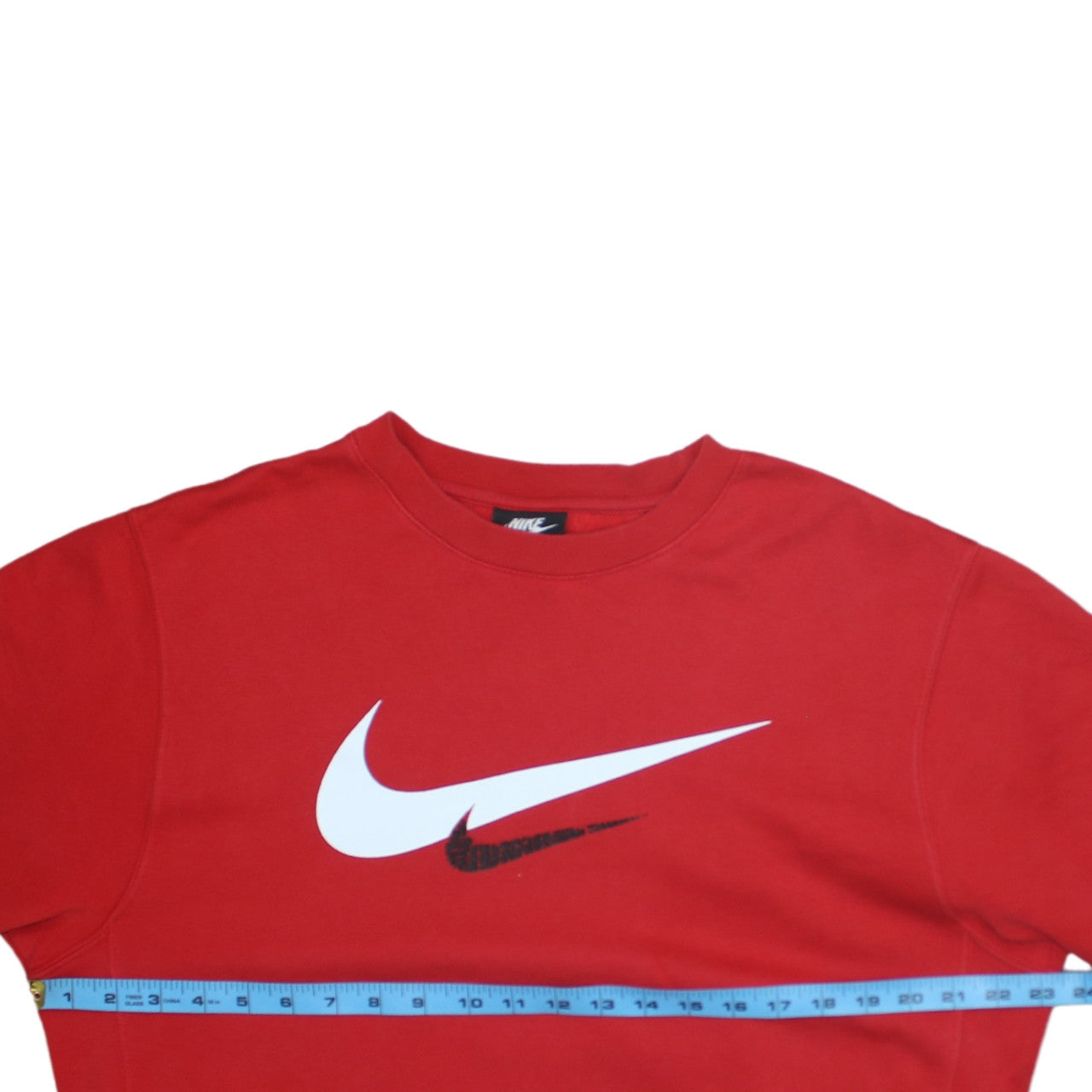 Nike Men's Red Crew Neck Pullover Sweatshirt Size S