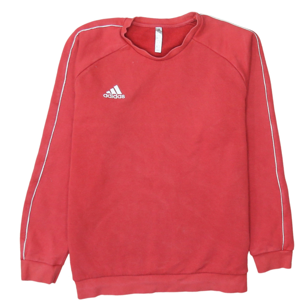 Adidas Men's Red XL Pullover Crew Neck Fleece Sweatshirt