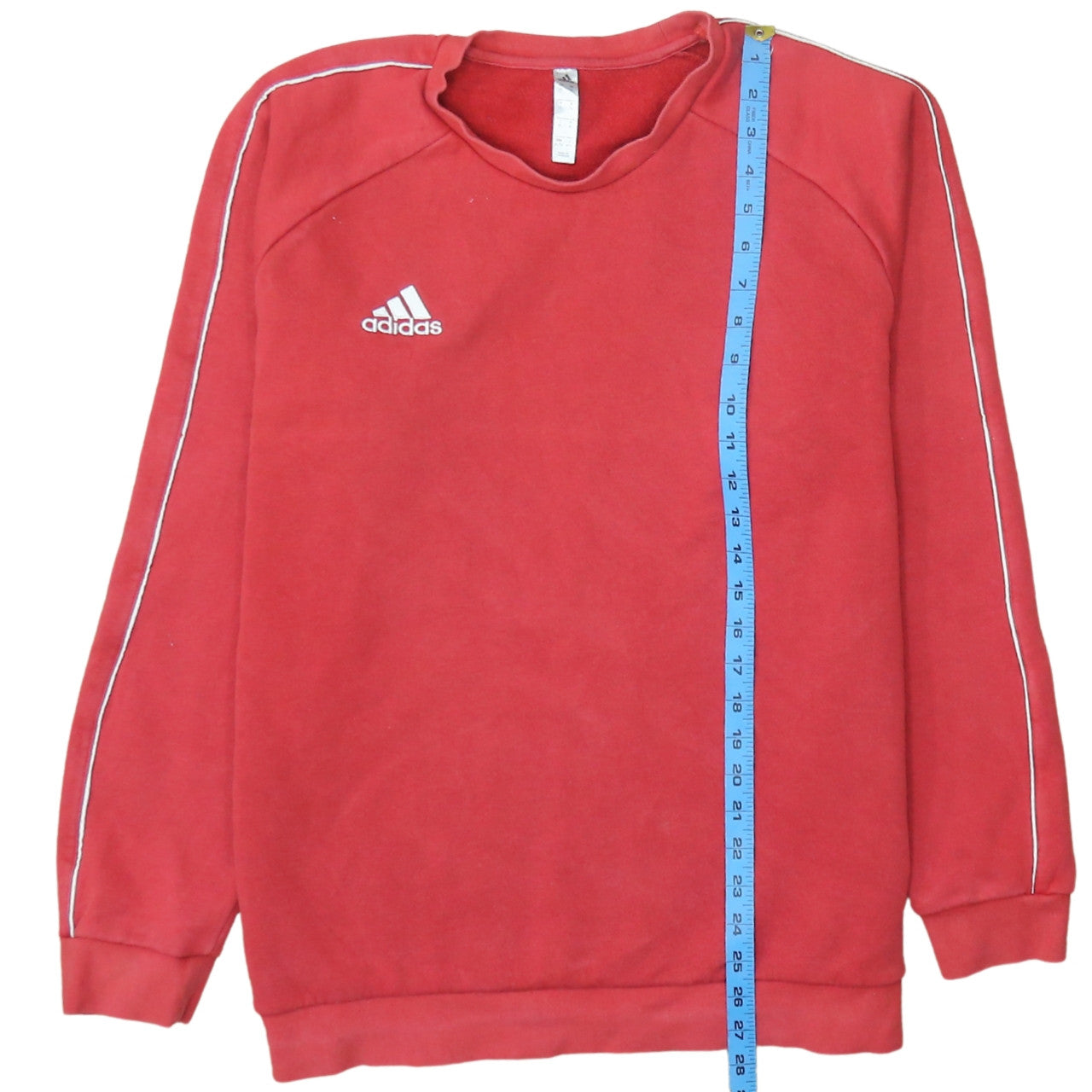 Adidas Men's Red XL Pullover Crew Neck Fleece Sweatshirt
