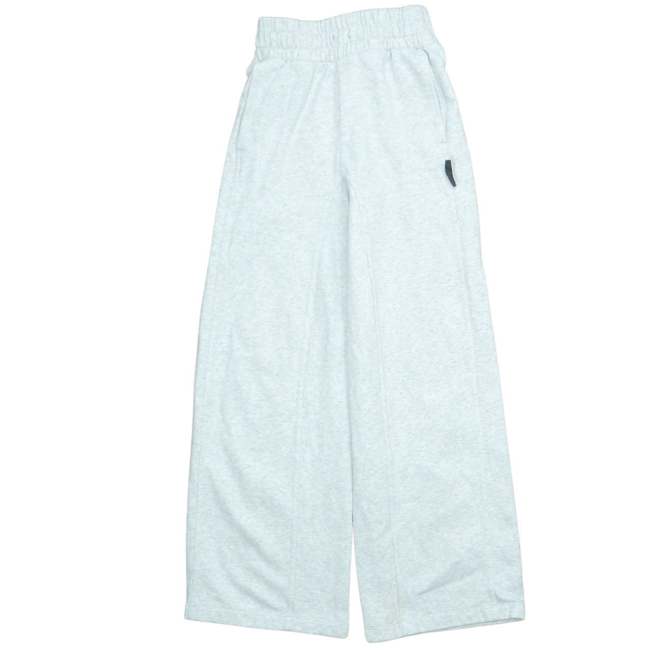 Adidas Womens Grey XS Wide-Leg Fleece Sweatpants