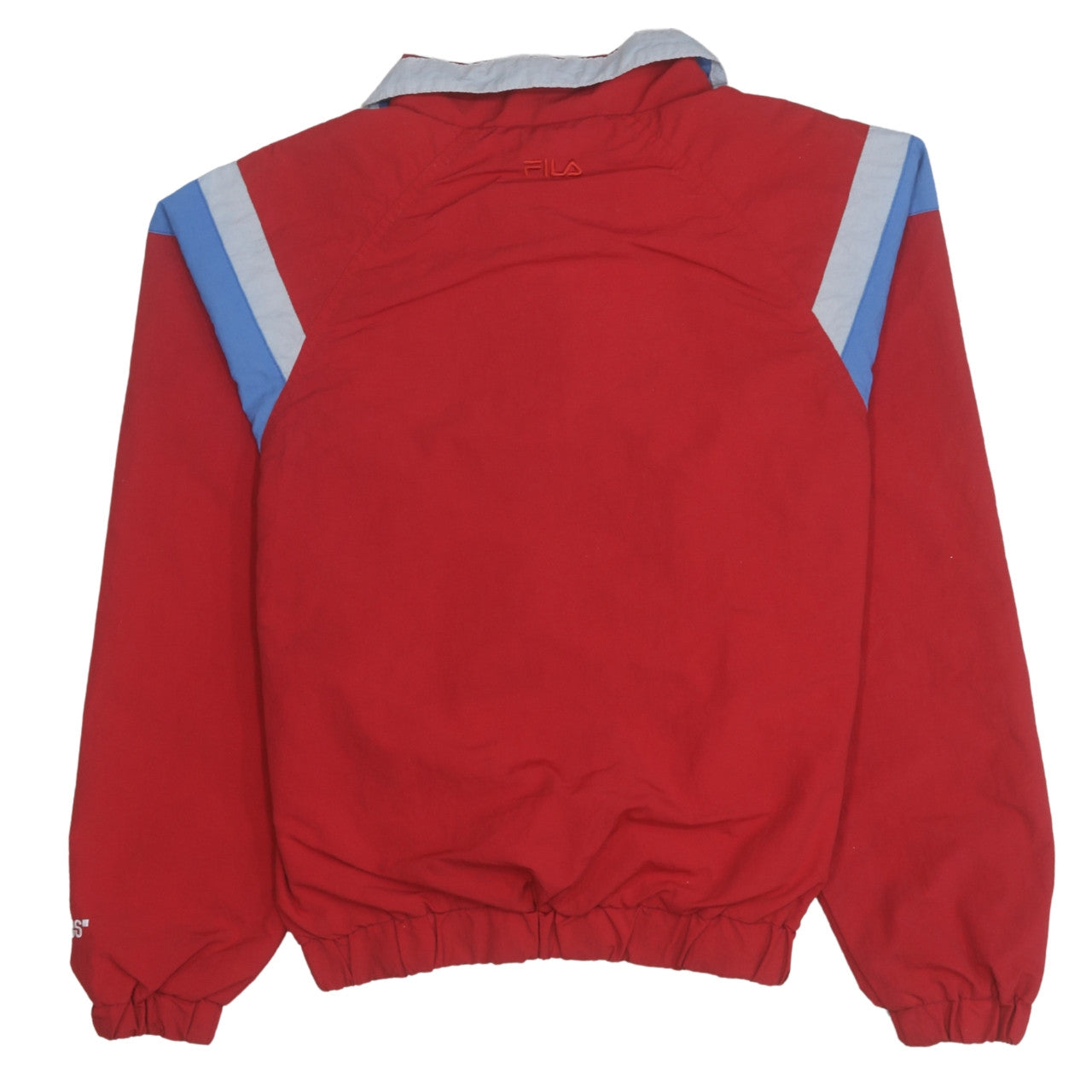 Fila Mens Red Bomber Jacket Size S Retro Sports Full Zip