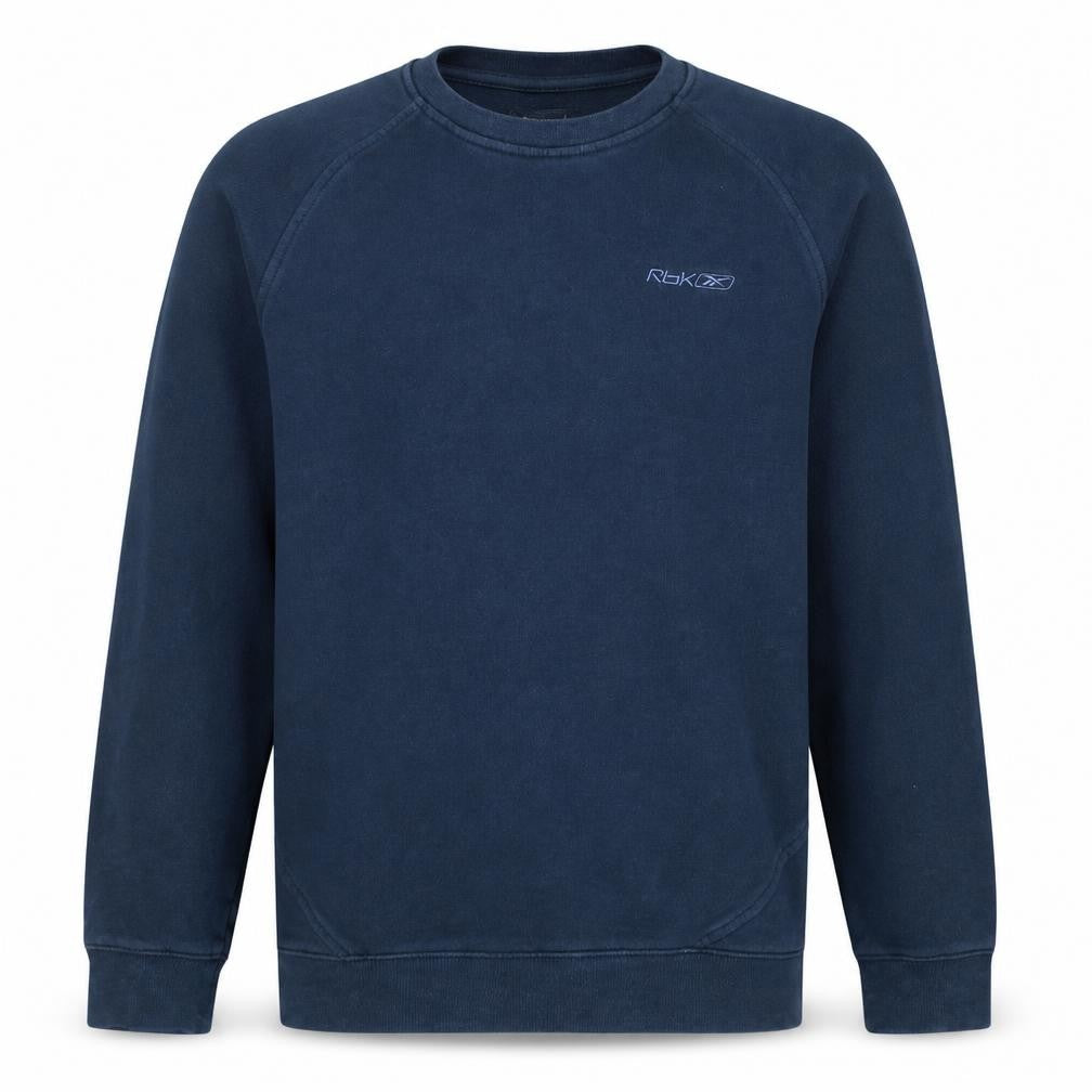 Reebok Men's Blue Crew Neck Sweatshirt M Pullover Sportswear