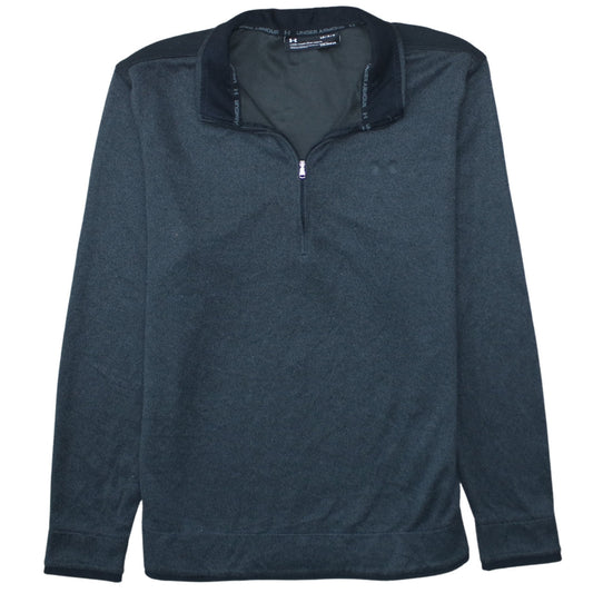 Under Armour Men’s Grey 1/4 Zip ColdGear Sweatshirt Size L