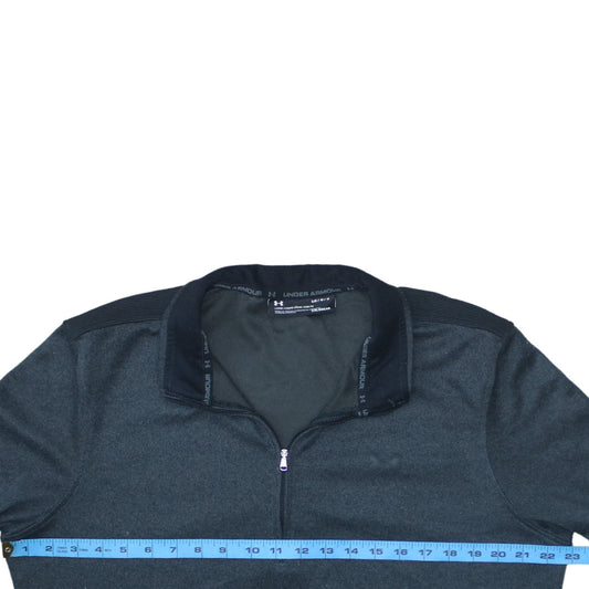 Under Armour Men’s Grey 1/4 Zip ColdGear Sweatshirt Size L