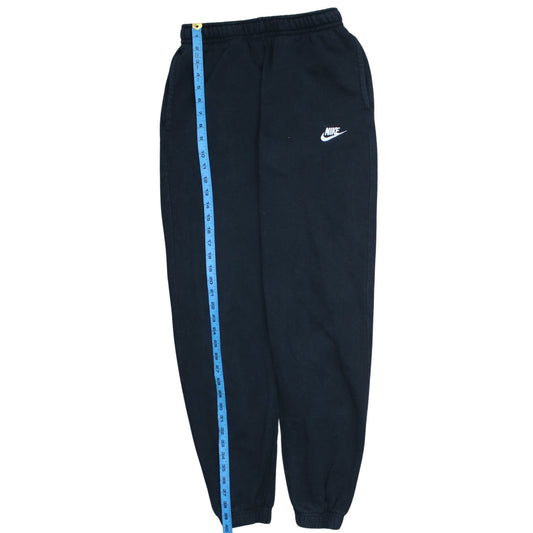Nike Men's Black Small Fleece Sweatpants Tapered Fit