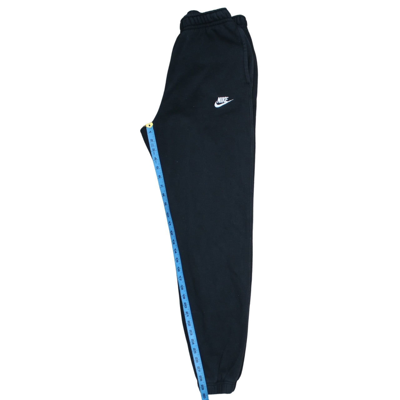 Nike Men's Black Small Fleece Sweatpants Tapered Fit