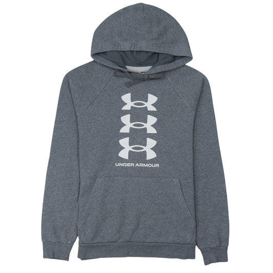Under Armour Men’s Grey Pullover Hoodie Small Relaxed Fit Sportswear