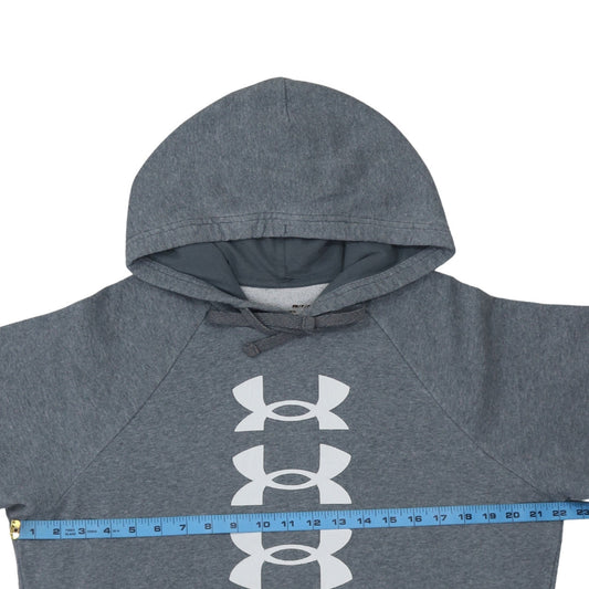 Under Armour Men’s Grey Pullover Hoodie Small Relaxed Fit Sportswear