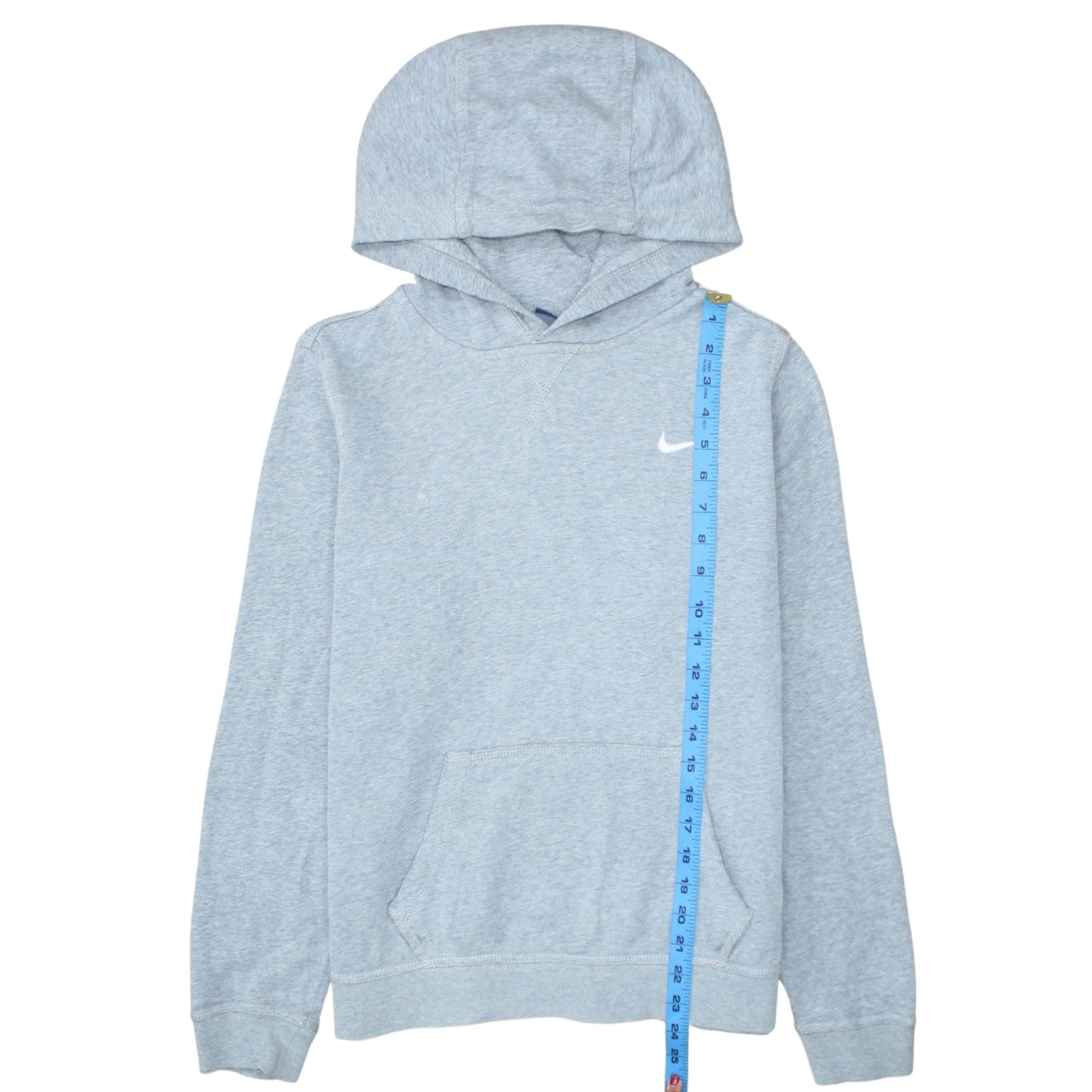 Nike Boys Grey Pullover Hoodie XL 14-15 Years Cotton Blend Casual