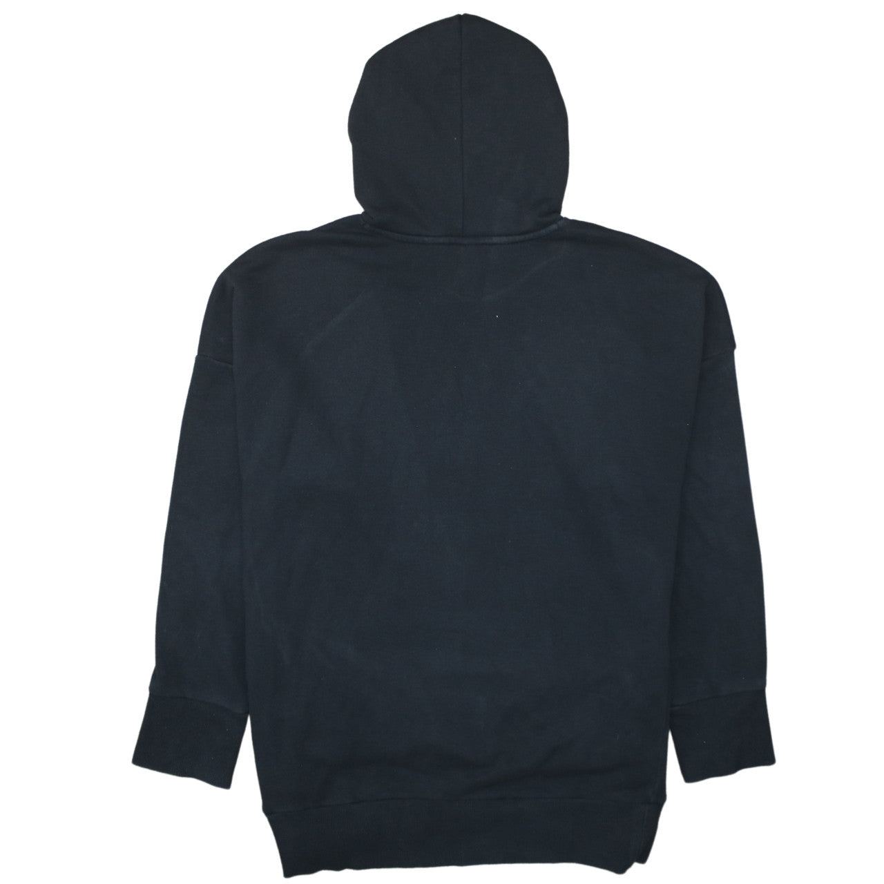 adidas Womens Black XL Pullover Hoodie 100% Cotton Logo Hooded Sweatshirt