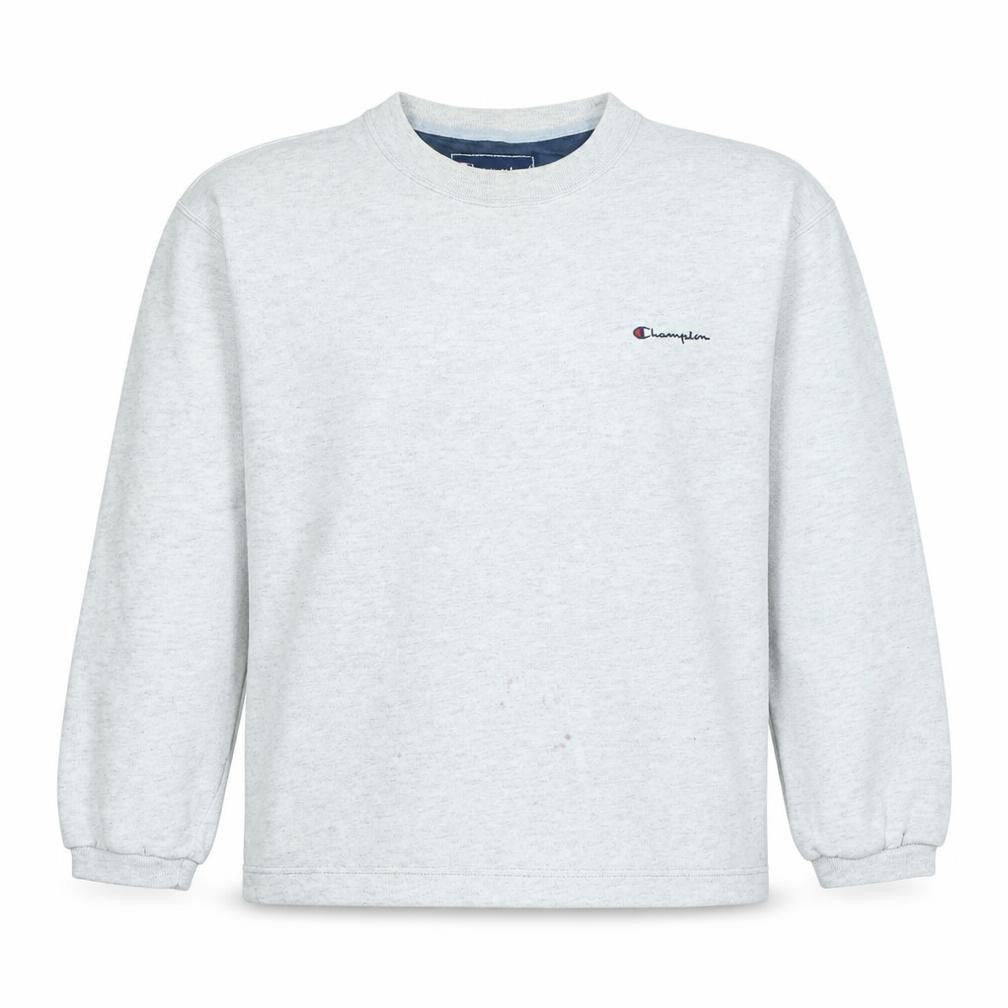 Champion Men's Grey Small Pullover Sweatshirt Crew Neck Long Sleeve