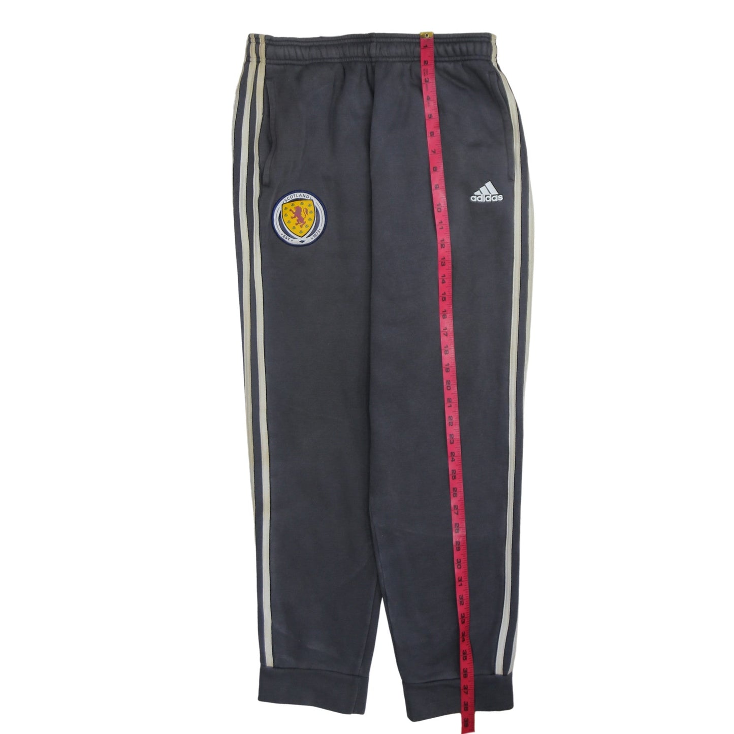 Adidas Men’s Grey Scotland Football Sweatpants Small Regular Fit