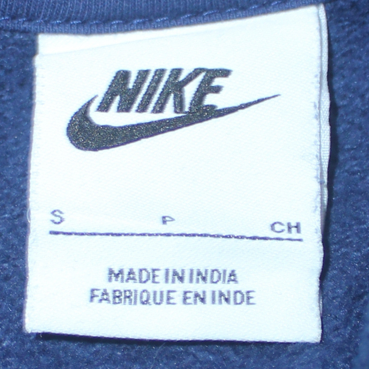 Nike Men's Blue Pullover Hoodie Small Regular Fleece Sportswear