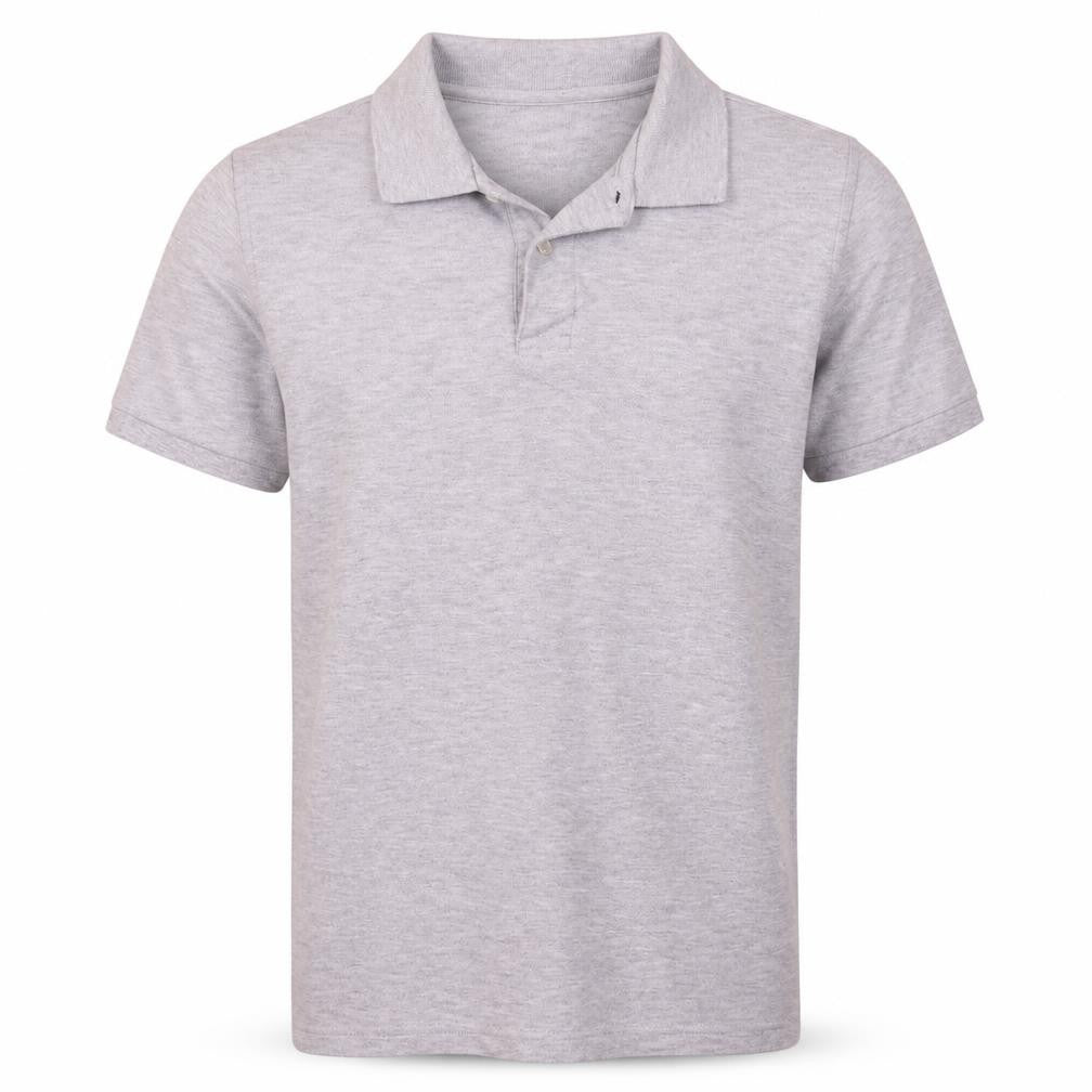 Lee Mens Grey Short Sleeve Polo Shirt Size L Regular Fit