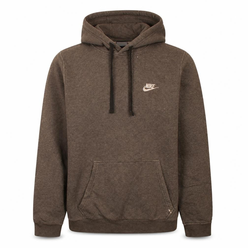 Nike Men's Brown Pullover Hoodie Small Fleece Sweatshirt