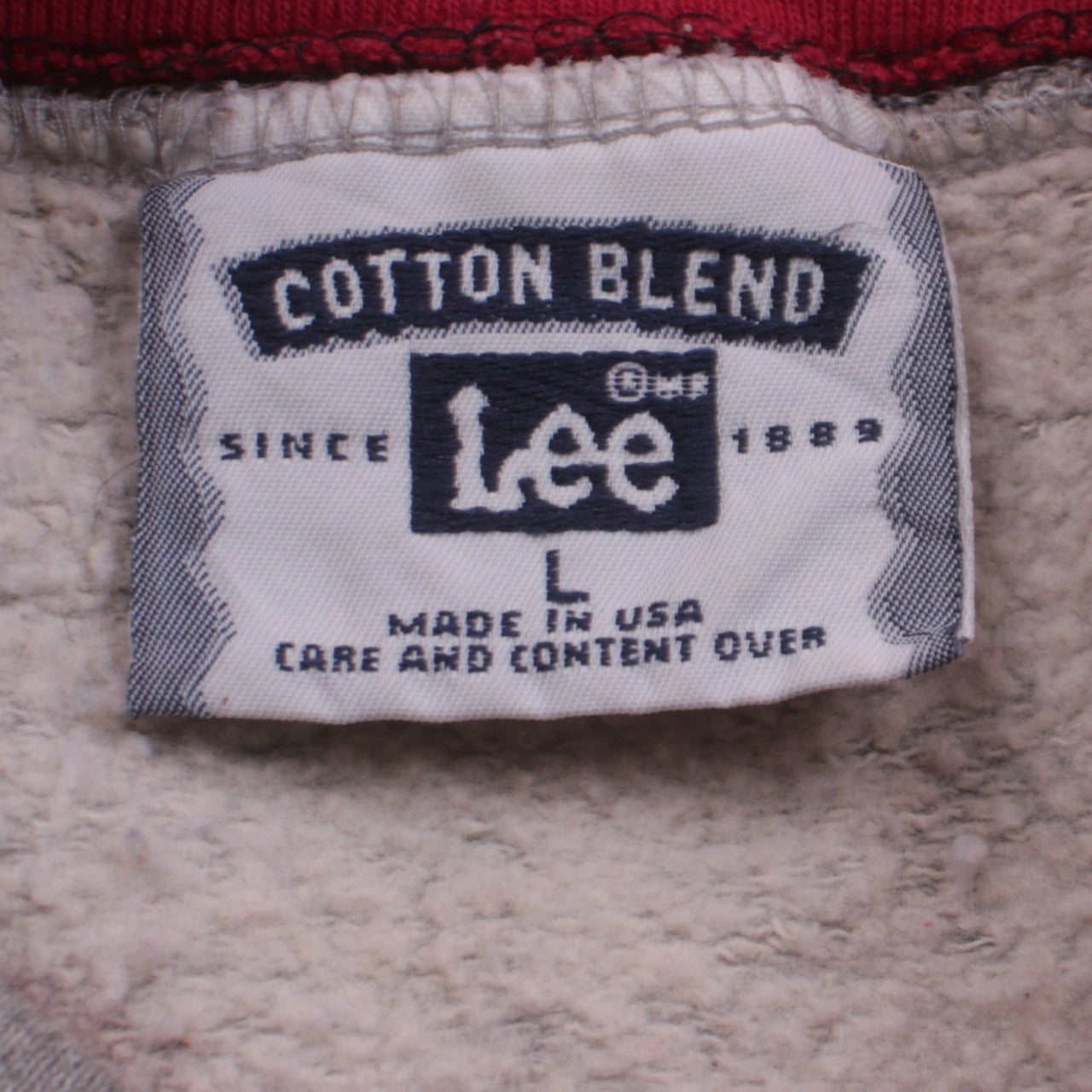 Lee Womens Grey Embroidered Birds Crew Neck Sweatshirt Size L