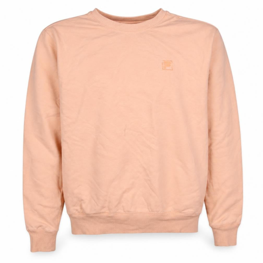 FILA Men's Beige Crew Neck Pullover Sweatshirt Size S