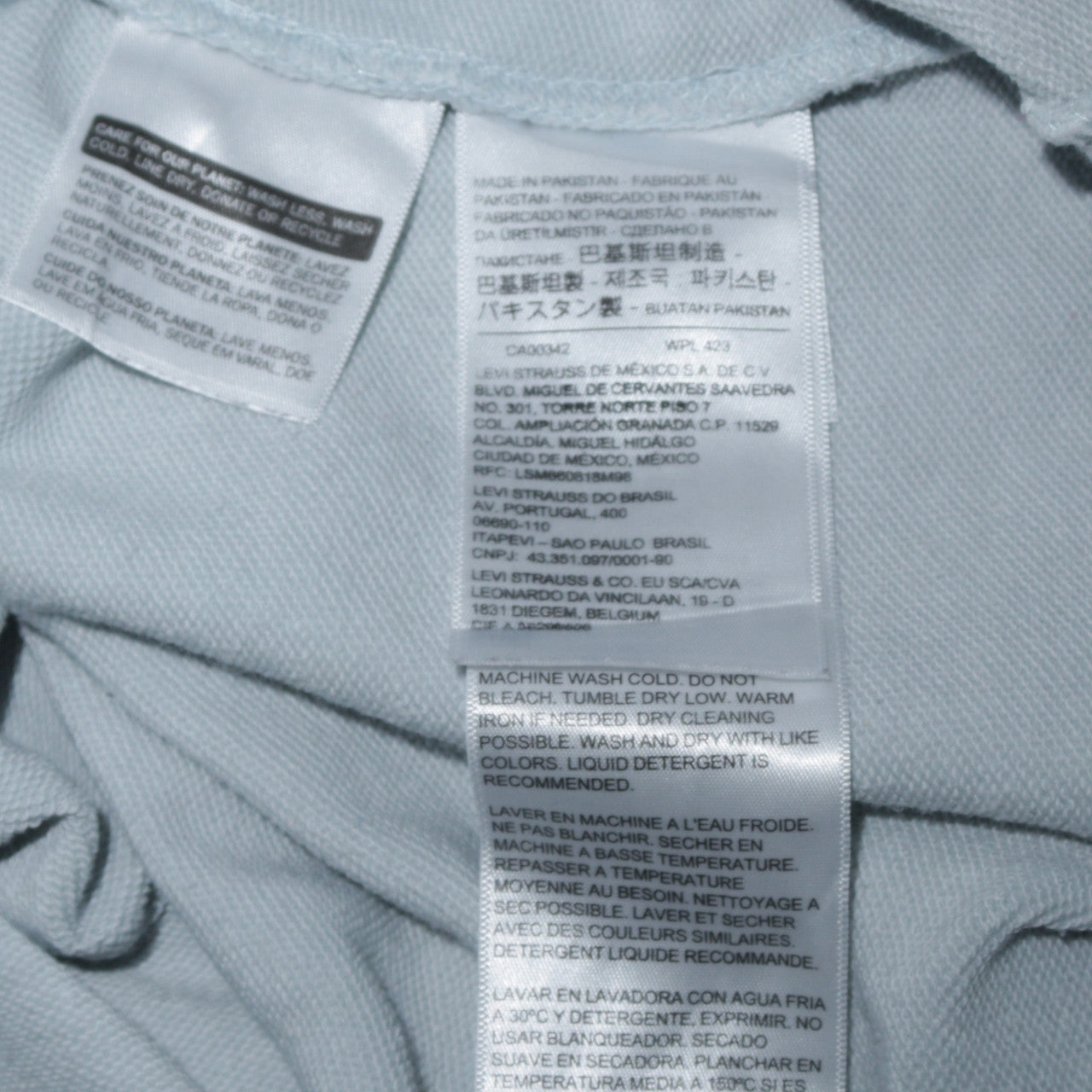 Levi's Men's Blue Crew Neck Pullover Sweatshirt Size S