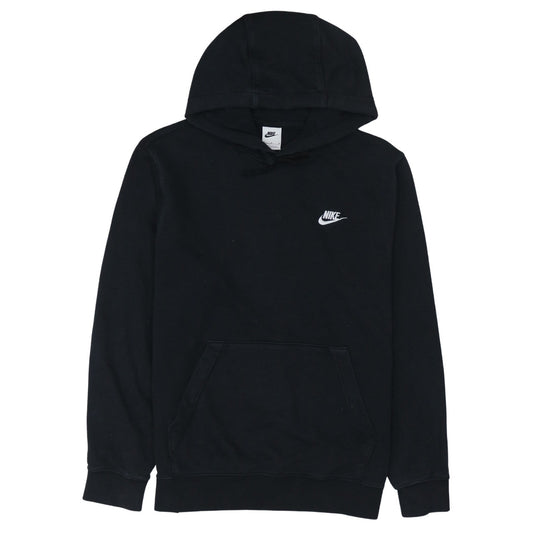 Nike Men's Black Pullover Hoodie Size M Regular Fit Fleece Sweatshirt