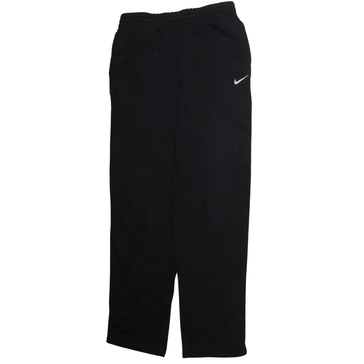 Nike Mens Black Fleece Sweatpants L Regular Fit Casual Athletic Trousers